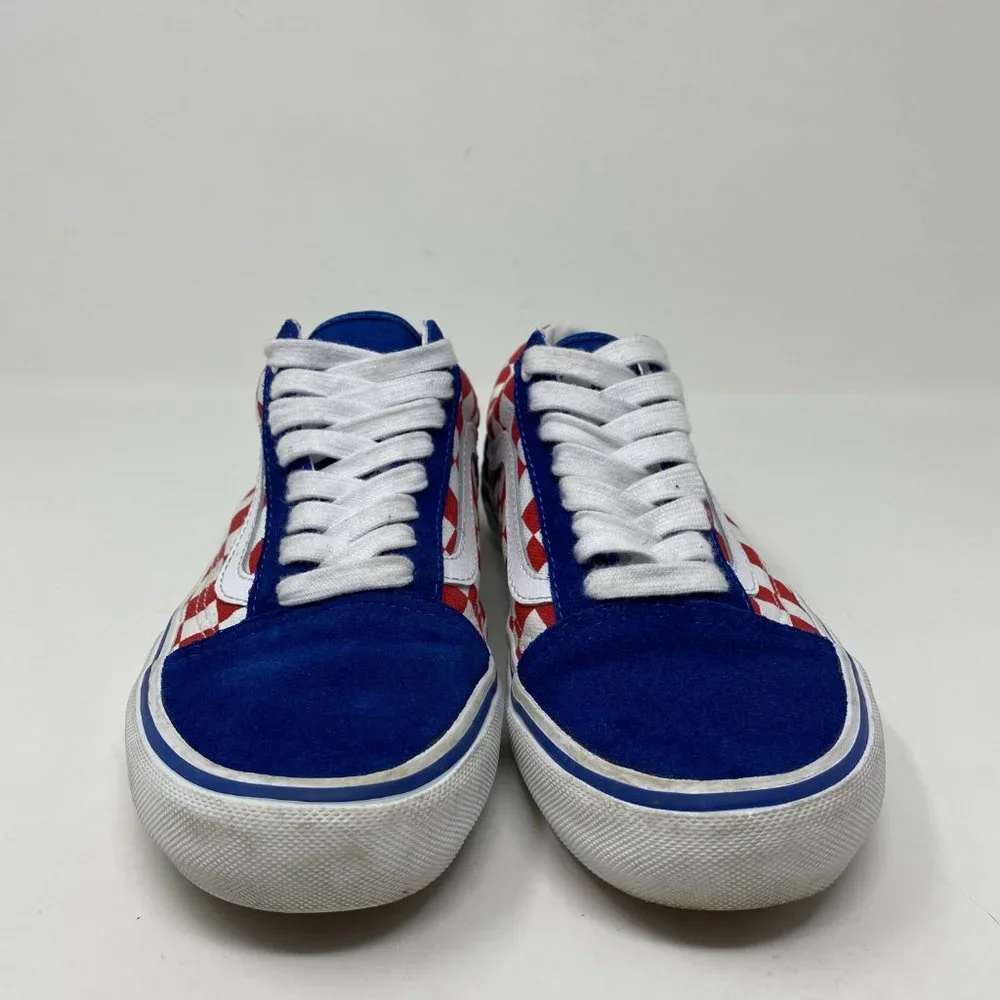 VAN's Checkerboard Suede Classic Shoes Lace up Sneakers Size 6.5